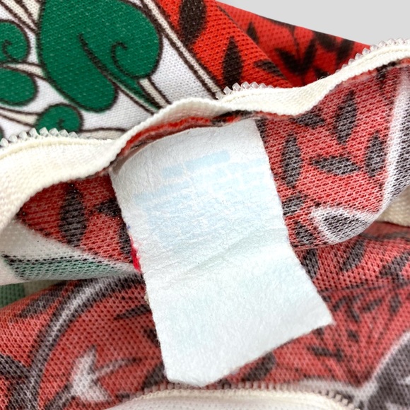 Vintage 70s Groovy Psychedelic Floral Butterfly Sleeveless Top - Picture 6 of 8